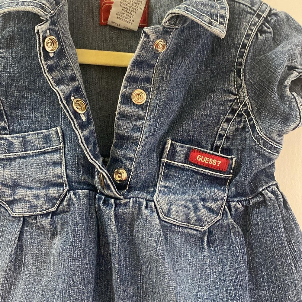 Guess Jean Denim Blue Jean Dress Stretch - Picture 6 of 8